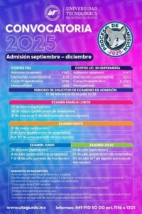 Fecha limite para solicitar examen de admisión en la UTA