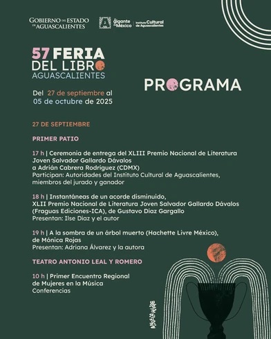 Asiste a la Feria del Libro del 27 de septiembre al 5 de octubre