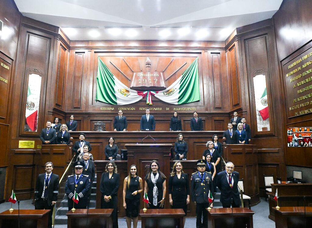 Congreso de Aguascalientes otorga Medalla Benito Juárez García a Policía Estatal Noticias de Aguascalientes hoy