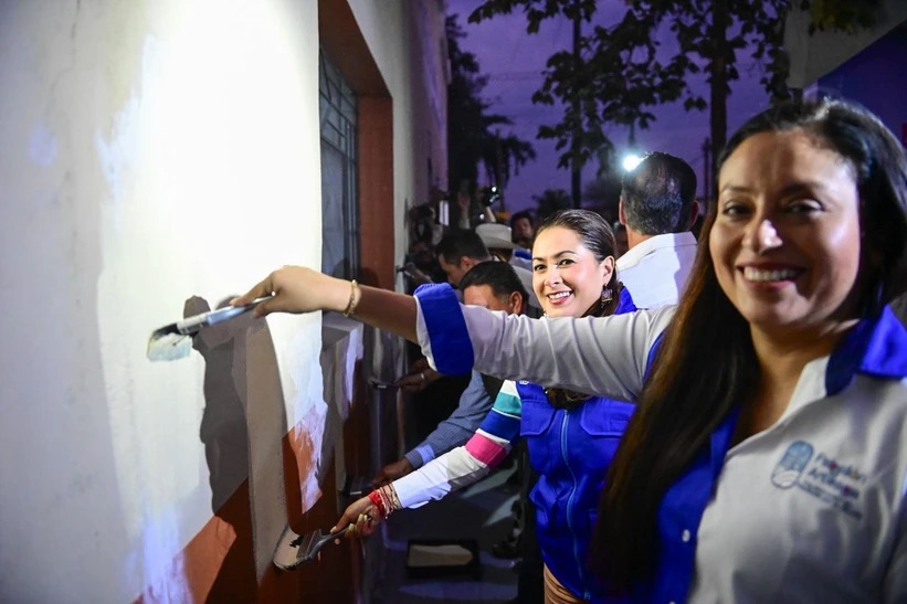 Tere Jiménez presenta el Programa “Aguascalientes Pinta Bien”
