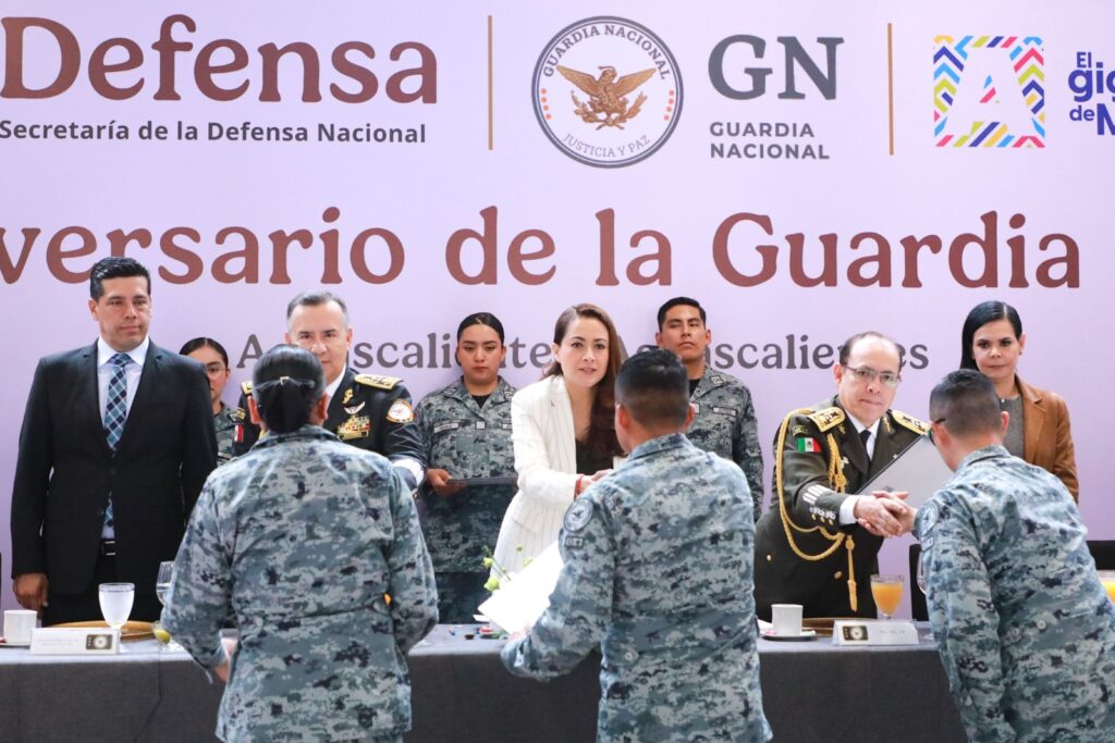Tere Jiménez fortalece su alianza con la Guardia Nacional por la seguridad de Aguascalientes