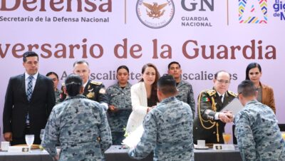 Tere Jiménez fortalece su alianza con la Guardia Nacional por la seguridad de Aguascalientes